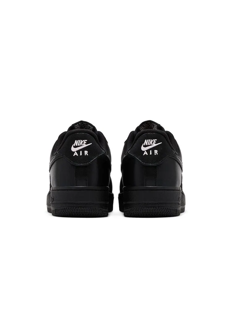 Кроссовки Nike Wmns Air Force 1 Low 'Black Satin' — изображение 7 из 9, черный
