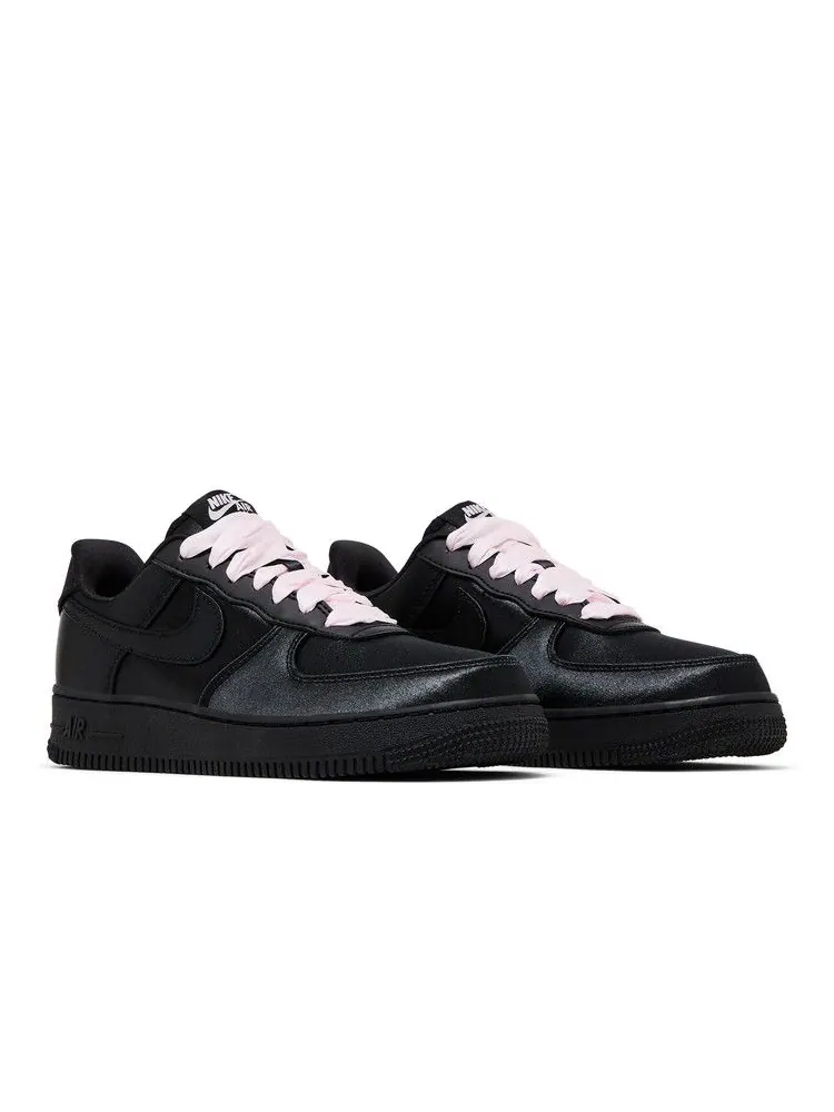 Кроссовки Nike Wmns Air Force 1 Low 'Black Satin' — изображение 9 из 9, черный