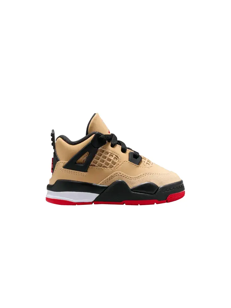 Кроссовки Air Jordan Air Jordan 4 Retro TD 'Pizza' — изображение 1 из 1, белый/красный/черный