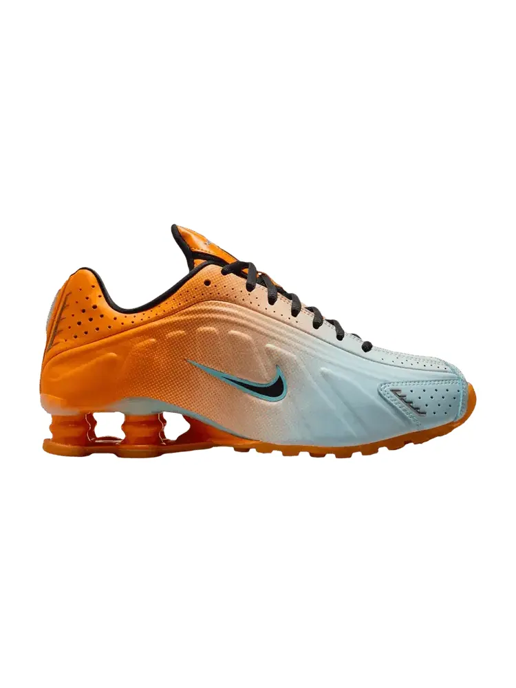 Кроссовки Nike Wmns Shox R4 'Vivid Orange Black Glacier Blue' — изображение 1 из 1, оранжевый