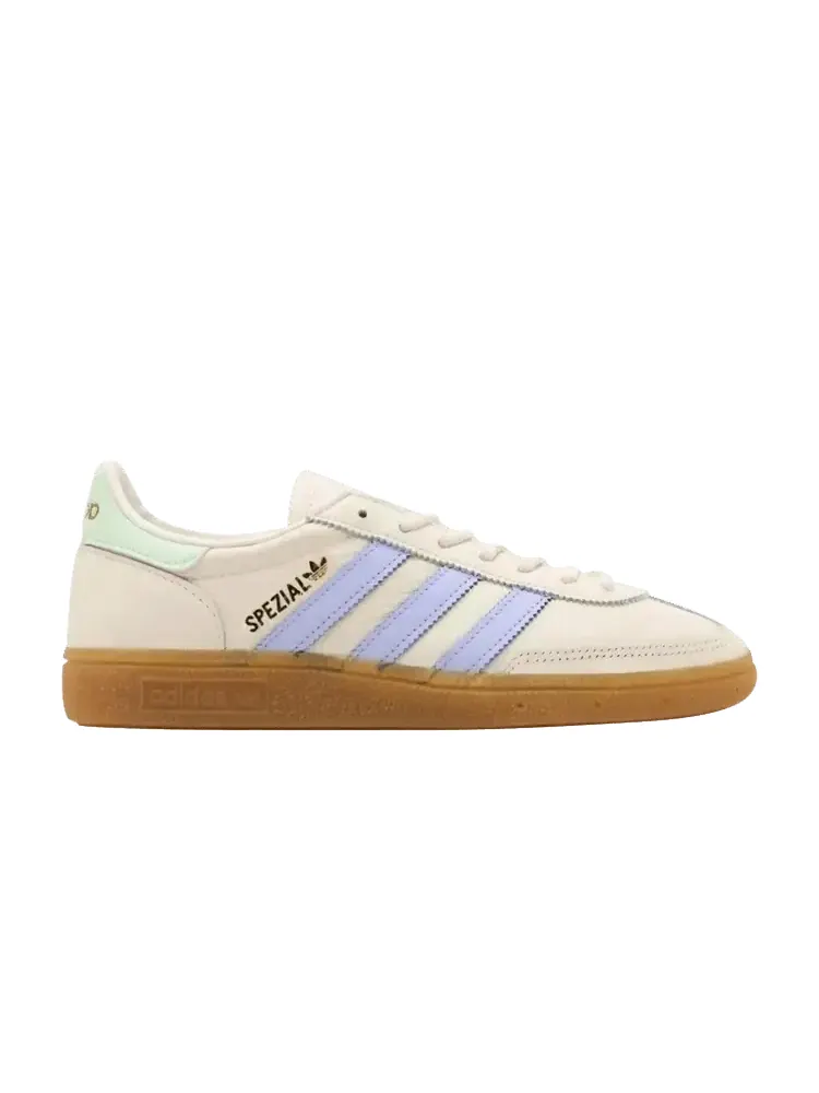 Кроссовки adidas Handball Spezial 'Off White Violet Tone' — изображение 1 из 1, белый/фиолетовый/зеленый