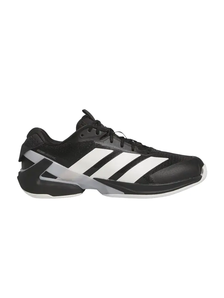 Кроссовки Adidas Adizero Ubersonic 5 Black Silver Metallic — изображение 1 из 1, черный