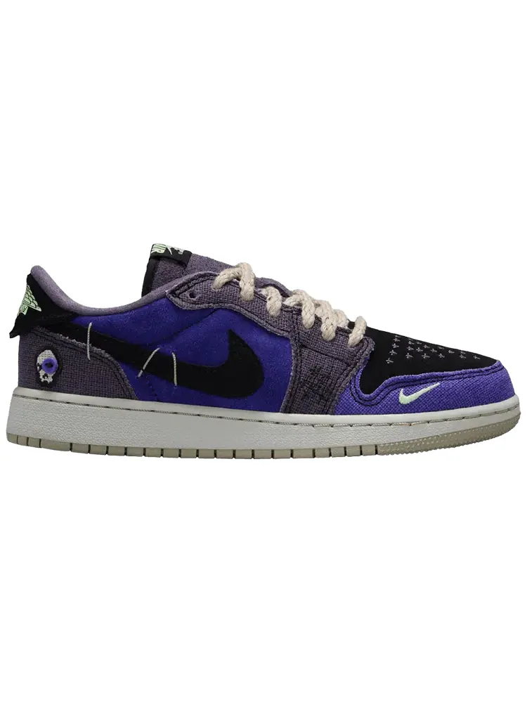 Кроссовки Zion Williamson x Air Jordan 1 Retro Low OG GS — изображение 1 из 1, синий