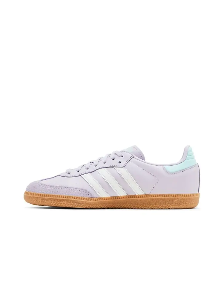 Кроссовки adidas Samba OG J Silver Dawn Aqua — изображение 3 из 6, серебристый голубой