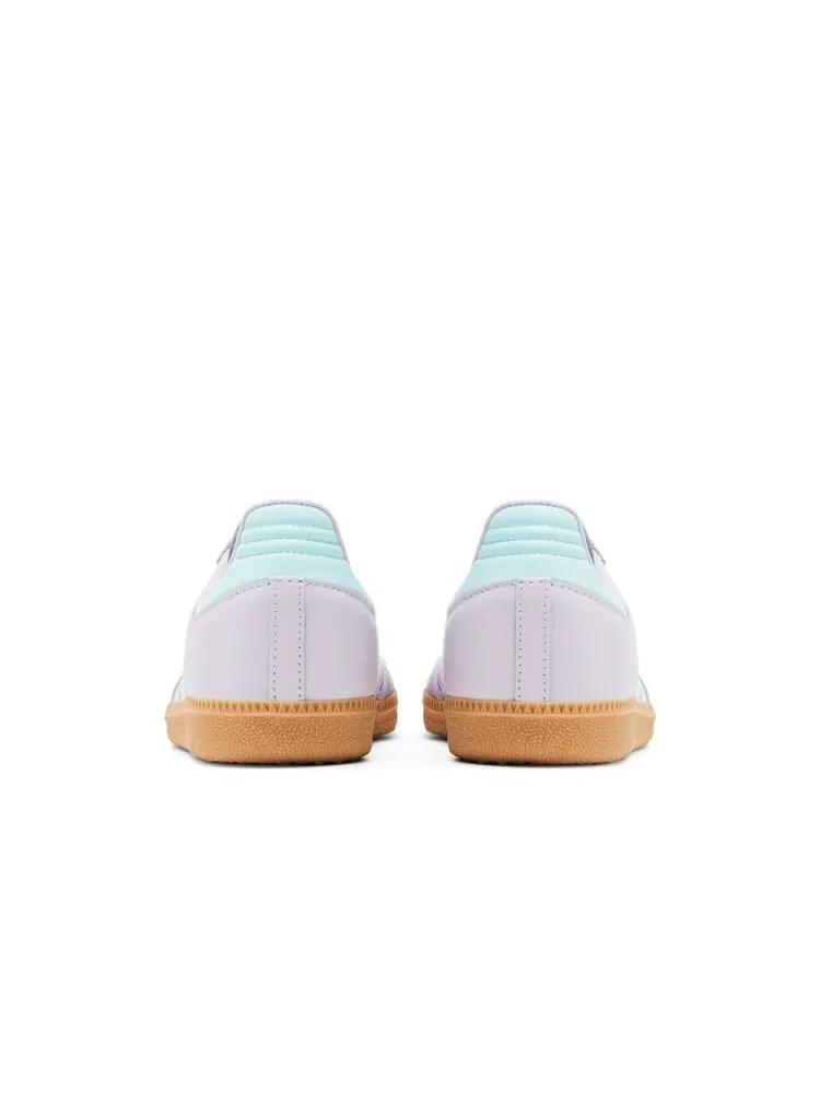 Кроссовки adidas Samba OG J Silver Dawn Aqua — изображение 6 из 6, серебристый голубой