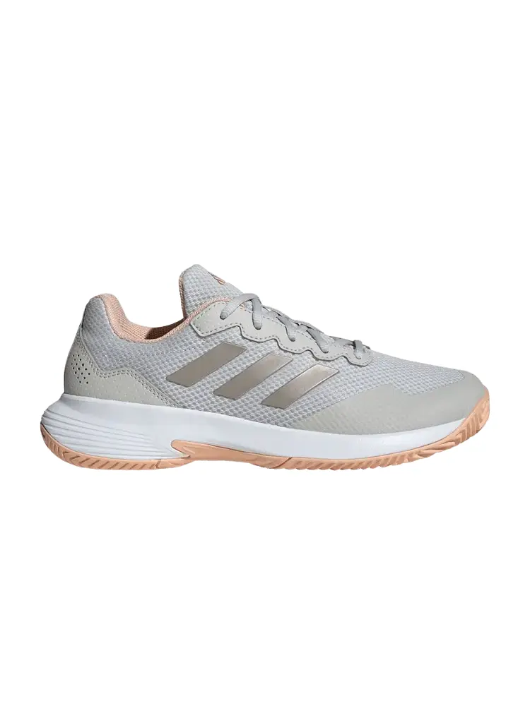 Кроссовки adidas Wmns GameCourt 2.0 Grey Cyber Metallic — изображение 1 из 1, серый металлик
