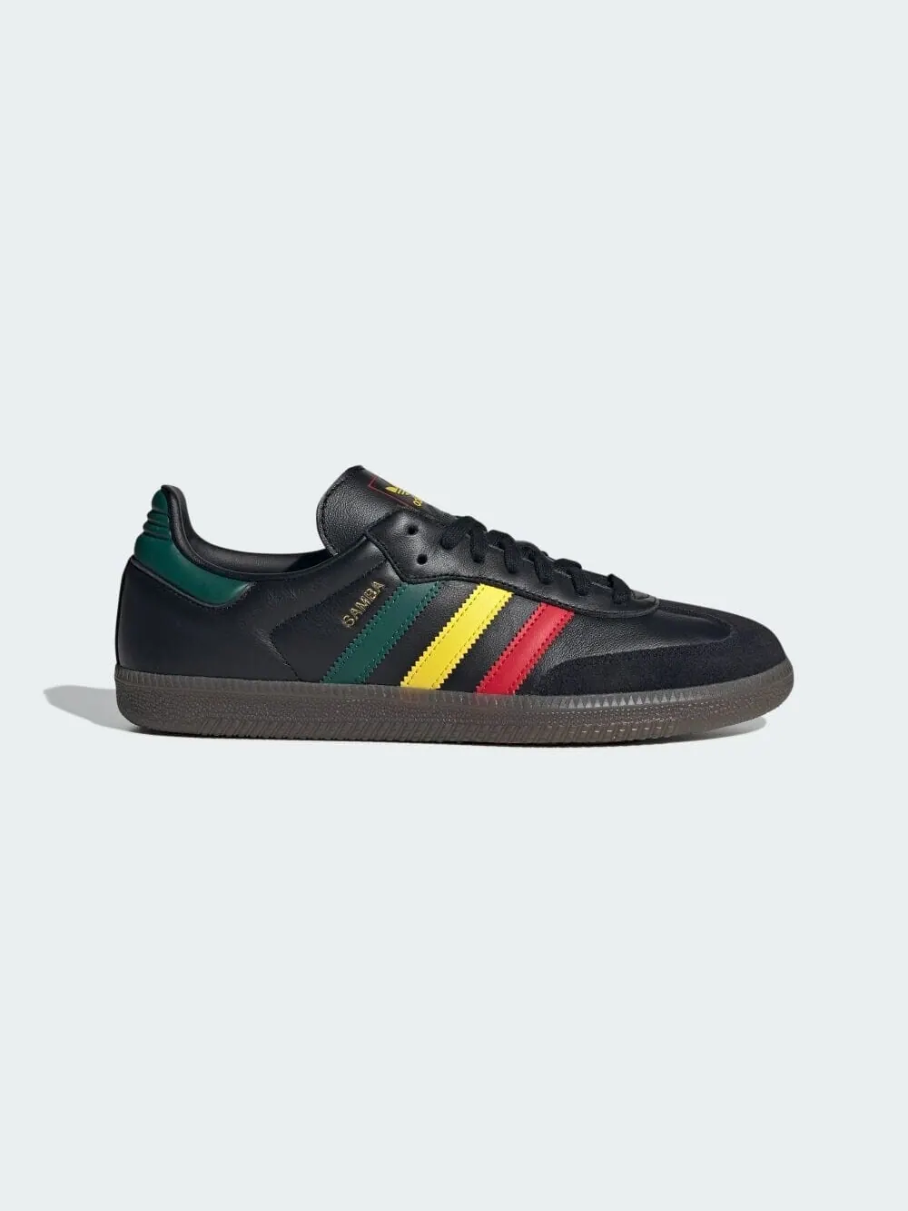 Кеды adidas Samba OG — изображение 1 из 4, черный/желтый/зеленый