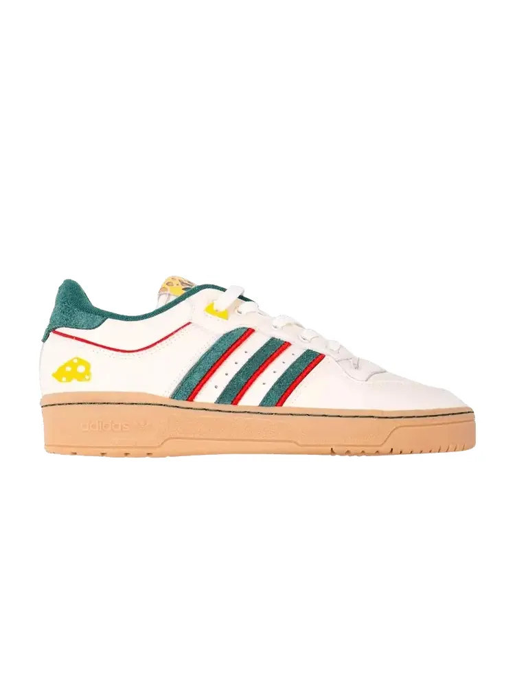 Кроссовки adidas Shake x Rivalry Low '414 Day' — изображение 1 из 1, белый/зеленый/красный
