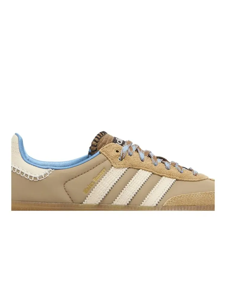 Кроссовки Adidas Wales Bonner x Samba Nylon — изображение 2 из 4, коричневый