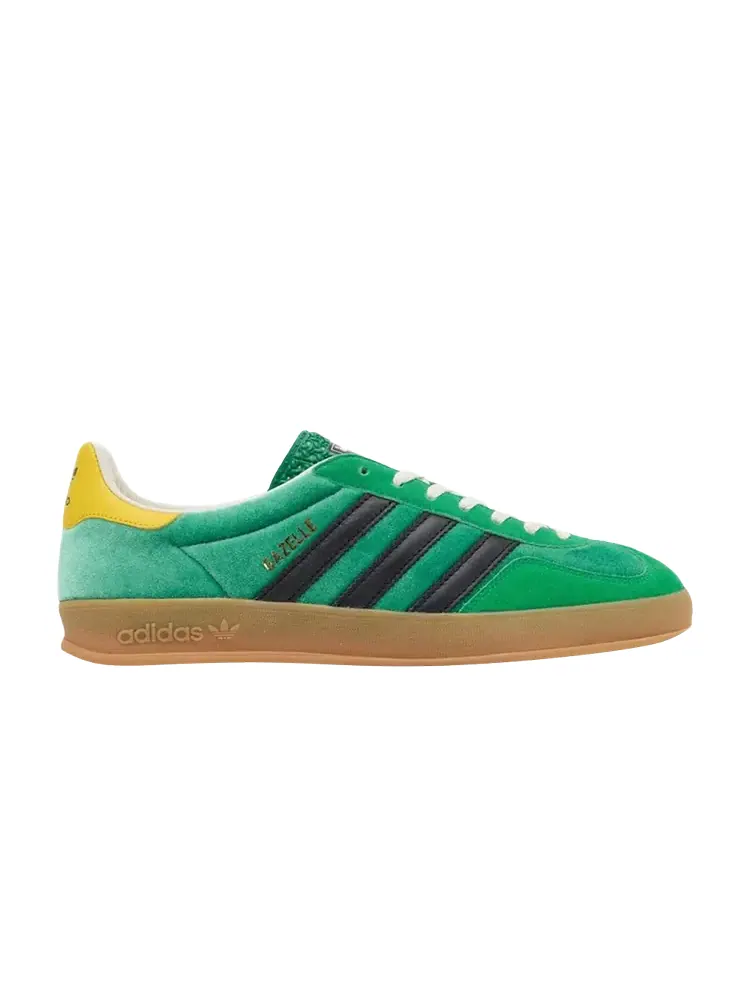 Кроссовки Adidas Gazelle Indoor — изображение 1 из 1, зеленый