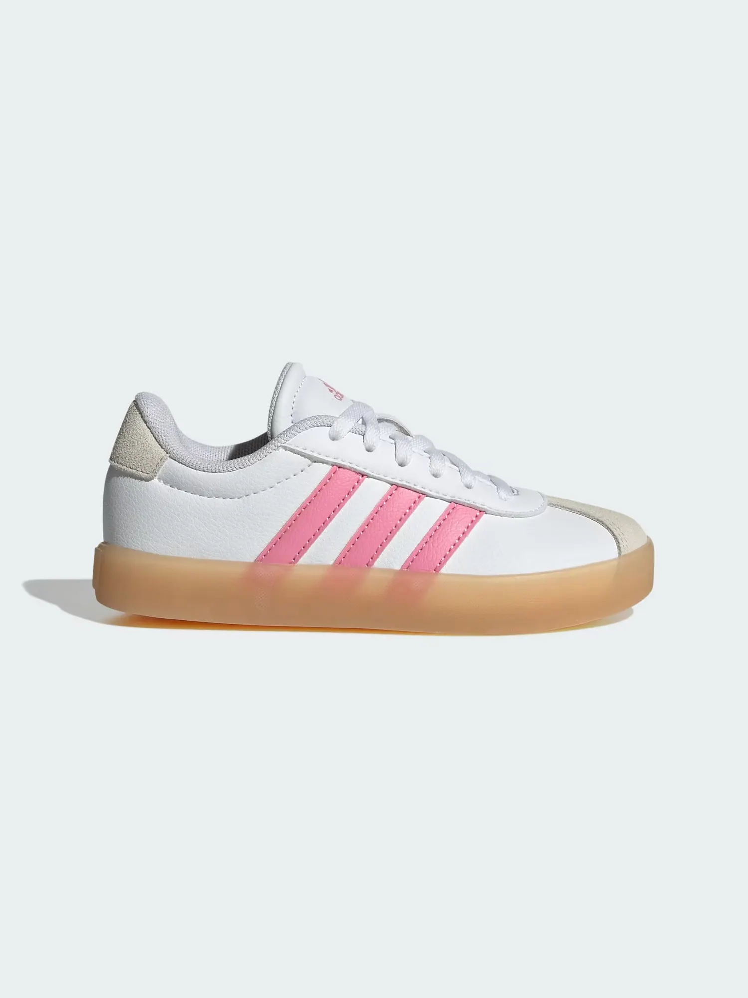 Кроссовки adidas Vl Court 3.0 Kids IH3483 — изображение 2 из 9, белый/розовый