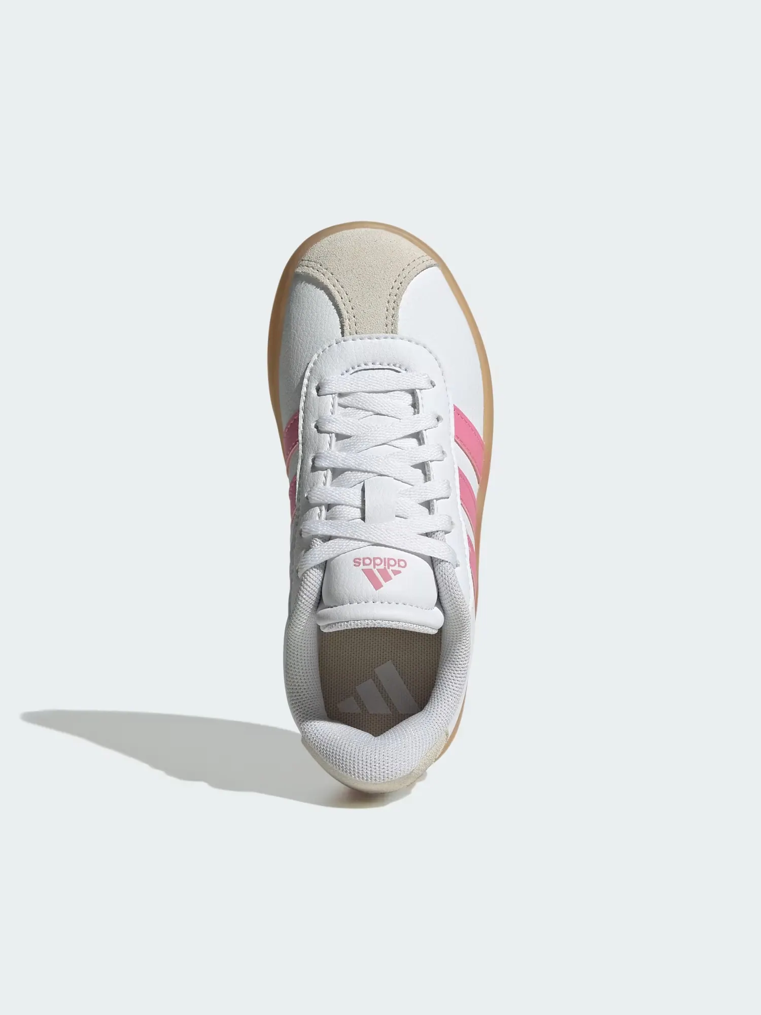 Кроссовки adidas Vl Court 3.0 Kids IH3483 — изображение 3 из 9, белый/розовый