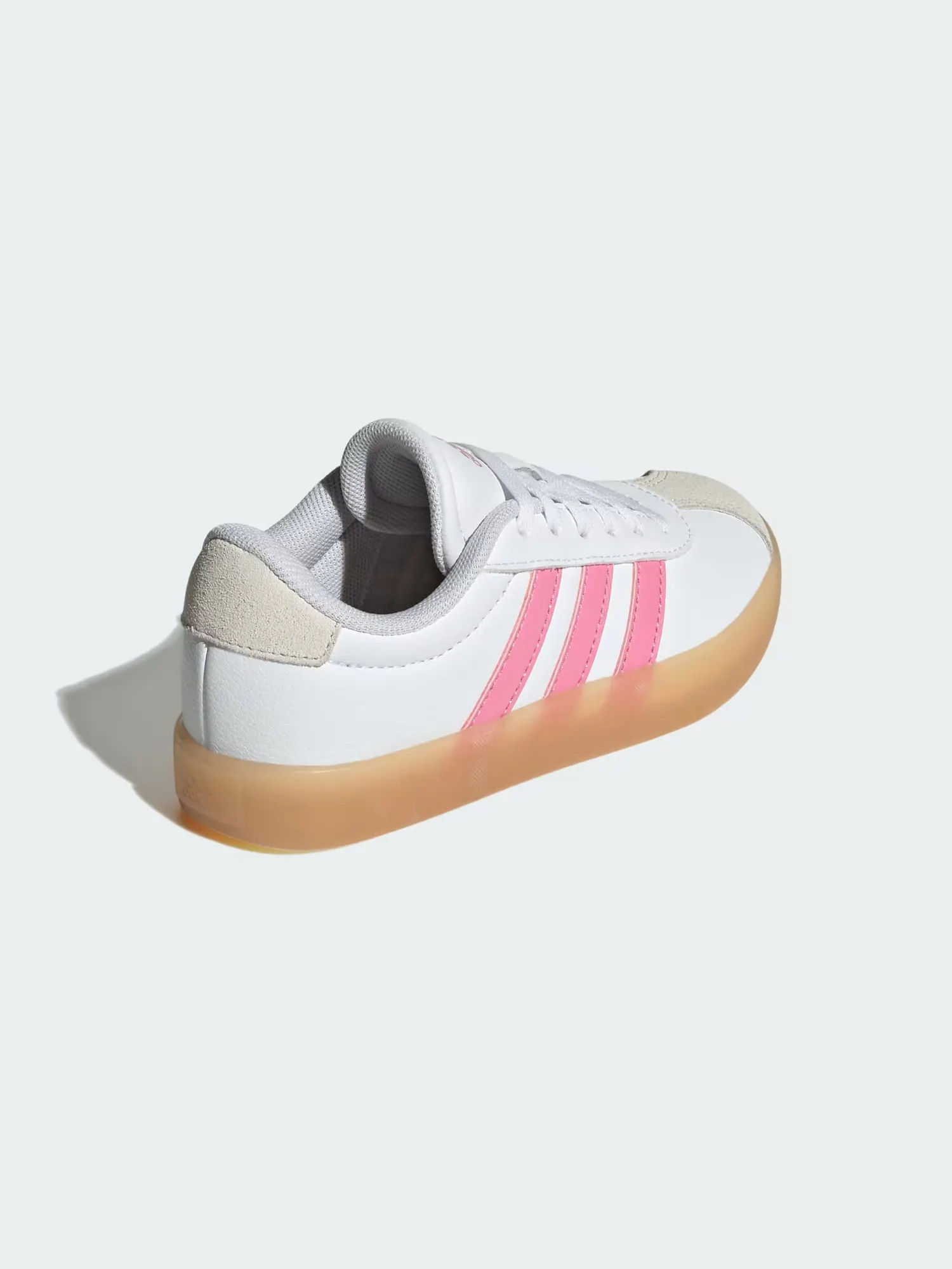 Кроссовки adidas Vl Court 3.0 Kids IH3483 — изображение 6 из 9, белый/розовый