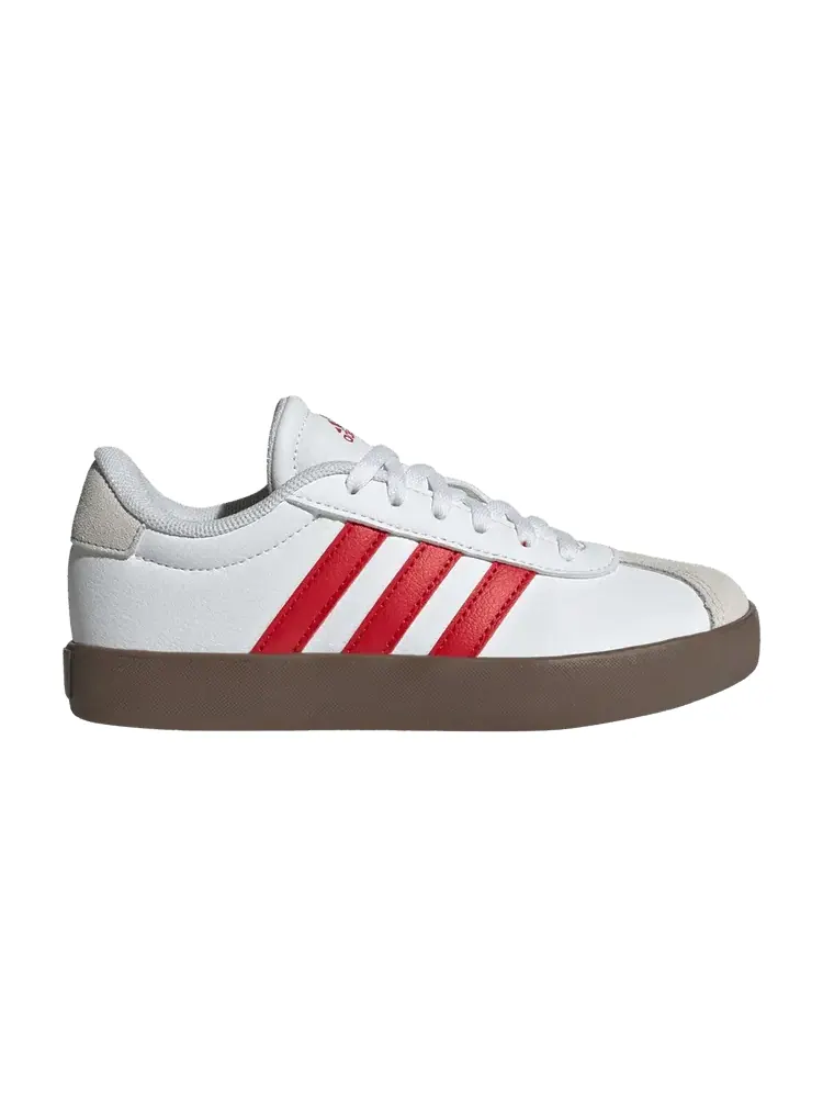 Кроссовки adidas VL Court 3.0 K White Scarlet Gum — изображение 1 из 1, белый