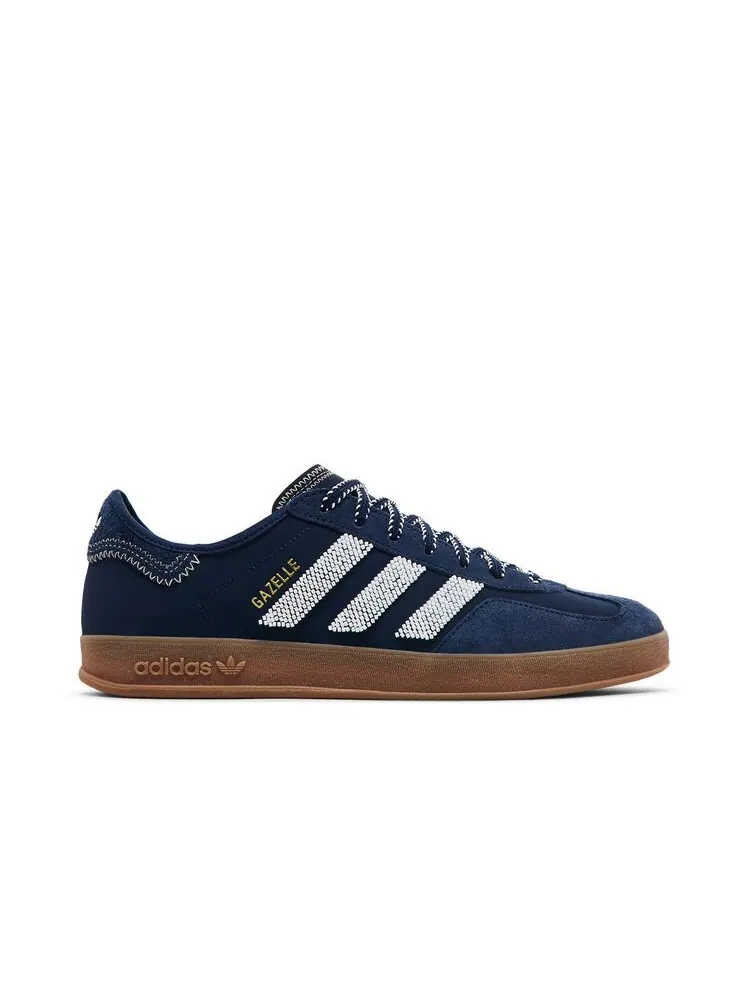 Кроссовки adidas CLOT x Gazelle Indoor Collegiate Navy Off White — изображение 1 из 6, темно-синий белый