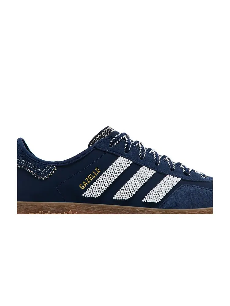 Кроссовки adidas CLOT x Gazelle Indoor Collegiate Navy Off White — изображение 2 из 6, темно-синий белый