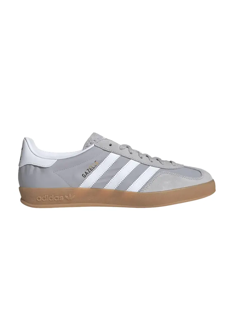 Кроссовки adidas Gazelle Indoor 'Grey White Gum' — изображение 1 из 1, серый/белый