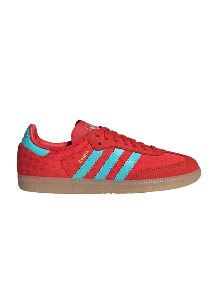 Adidas Wmns Samba OG «Red Pulse Aqua» — изображение 1 из 1, красный