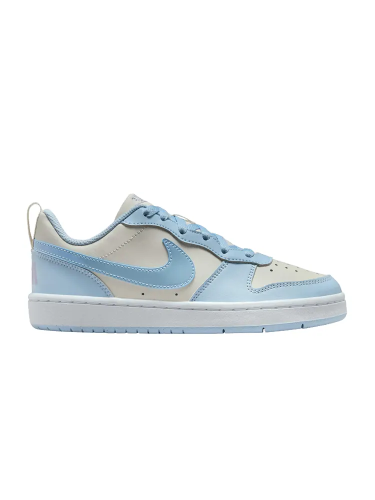 Кроссовки Nike Court Borough Low Recraft GS 'Soft Pearl Celestine Blue' — изображение 1 из 1, белый/синий