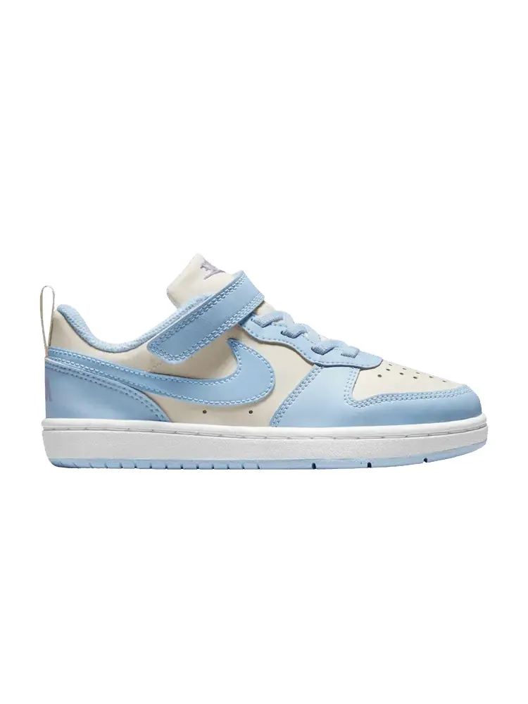 Кроссовки Nike Court Borough Low Recraft PS 'Soft Pearl Celestine Blue' — изображение 1 из 1, белый/синий