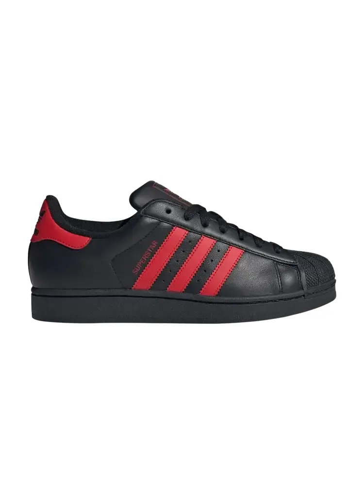 Adidas Superstar 2 'Core Black Better Scarlet' — изображение 1 из 1, черный