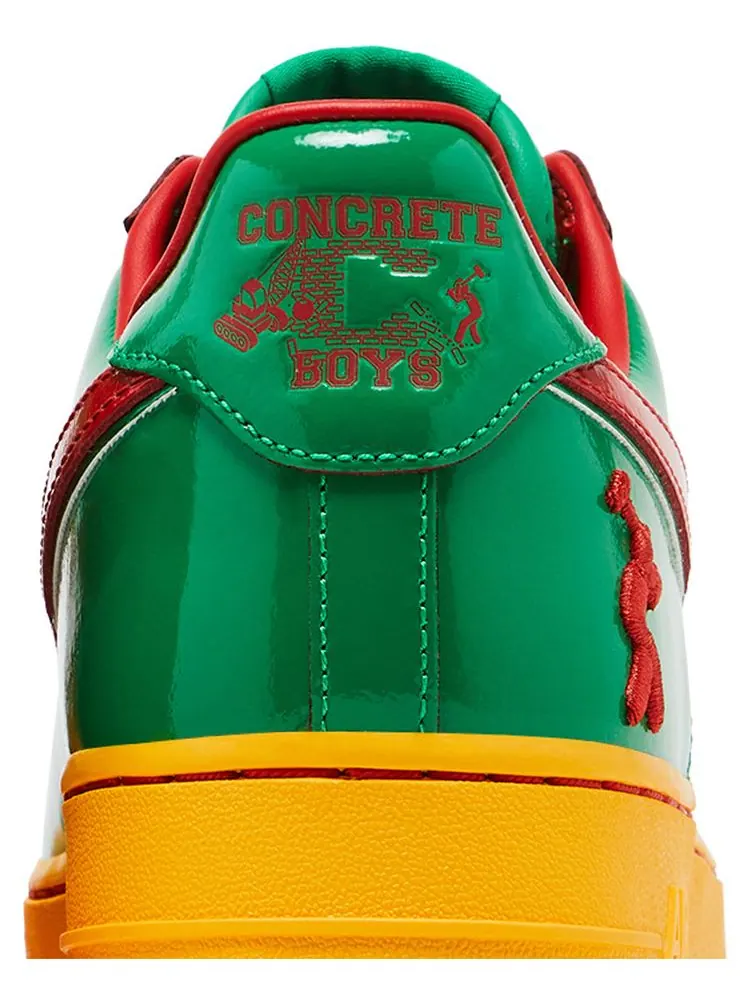 Кроссовки Nike Lil Yachty x Air Force 1 Low 'Concrete Boys - Lucky Green' — изображение 7 из 8, зеленый