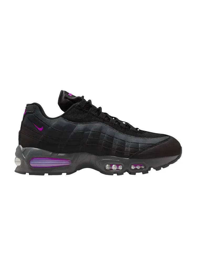 Кроссовки Nike Air Max 95 OG 'Black Vivid Purple' — изображение 1 из 1, черный/фиолетовый//серый