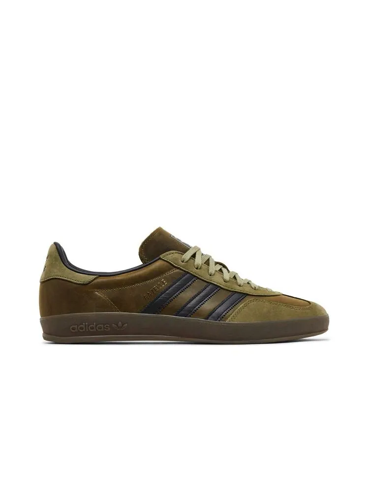 Кроссовки adidas Gazelle Indoor Focus Olive — изображение 1 из 6, оливковый