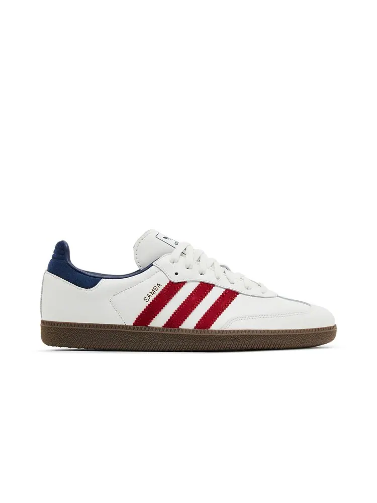 Кроссовки Samba OG 'White Victory Red Indigo' — изображение 1 из 8, белый красный индиго