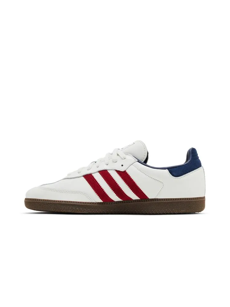 Кроссовки Samba OG 'White Victory Red Indigo' — изображение 3 из 8, белый красный индиго