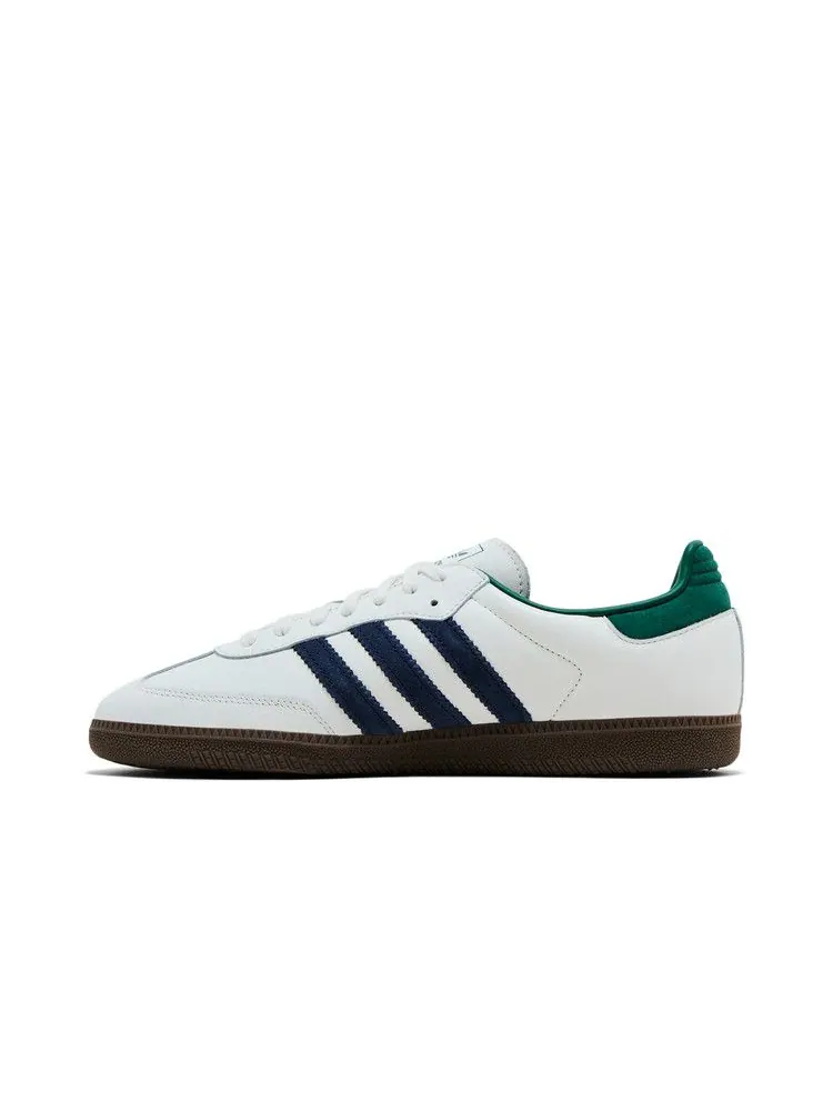 Кроссовки adidas Samba OG 'White Navy Collegiate Green' — изображение 4 из 9, черный/белый/зеленый