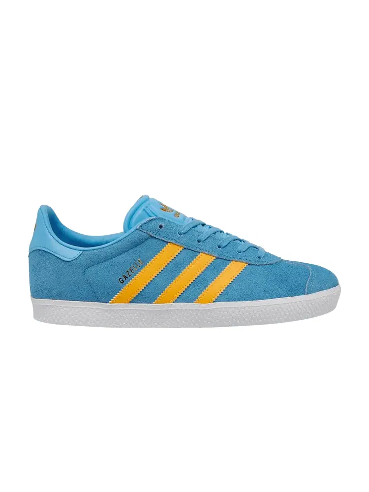 Кроссовки adidas Gazelle J 'Semi Blue Burst Spark' — изображение 1 из 1, синий//белый