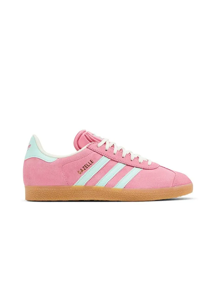 Кроссовки adidas Wmns Gazelle 'Bliss Pink Clear Mint' — изображение 2 из 9, розовый/прозрачный