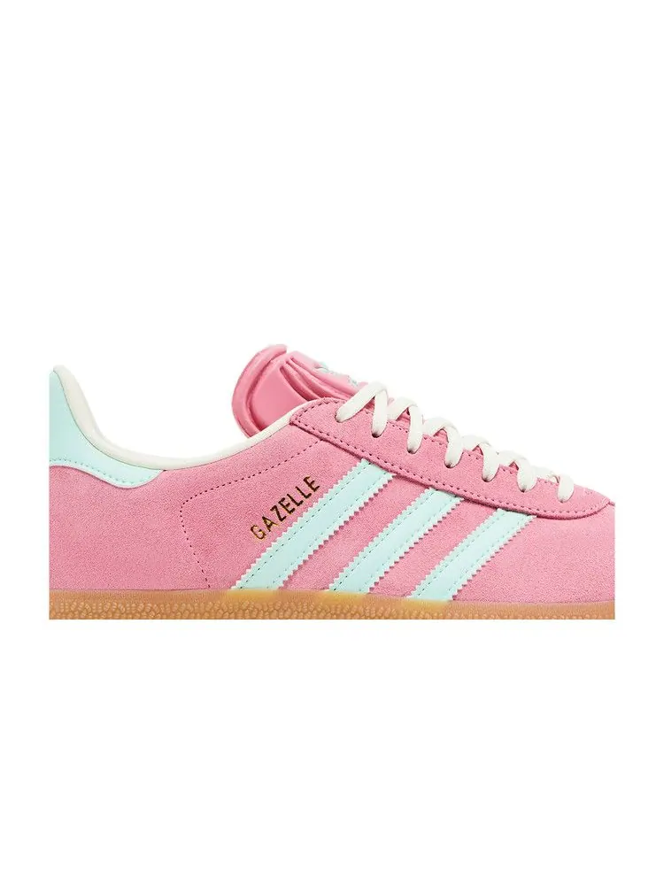 Кроссовки adidas Wmns Gazelle 'Bliss Pink Clear Mint' — изображение 3 из 9, розовый/прозрачный
