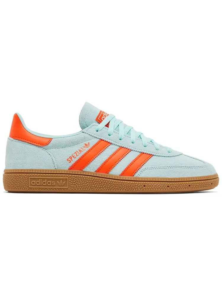 Кроссовки adidas Wmns Handball Spezial 'Semi Flash Aqua Impact Orange' — изображение 1 из 4, голубой оранжевый