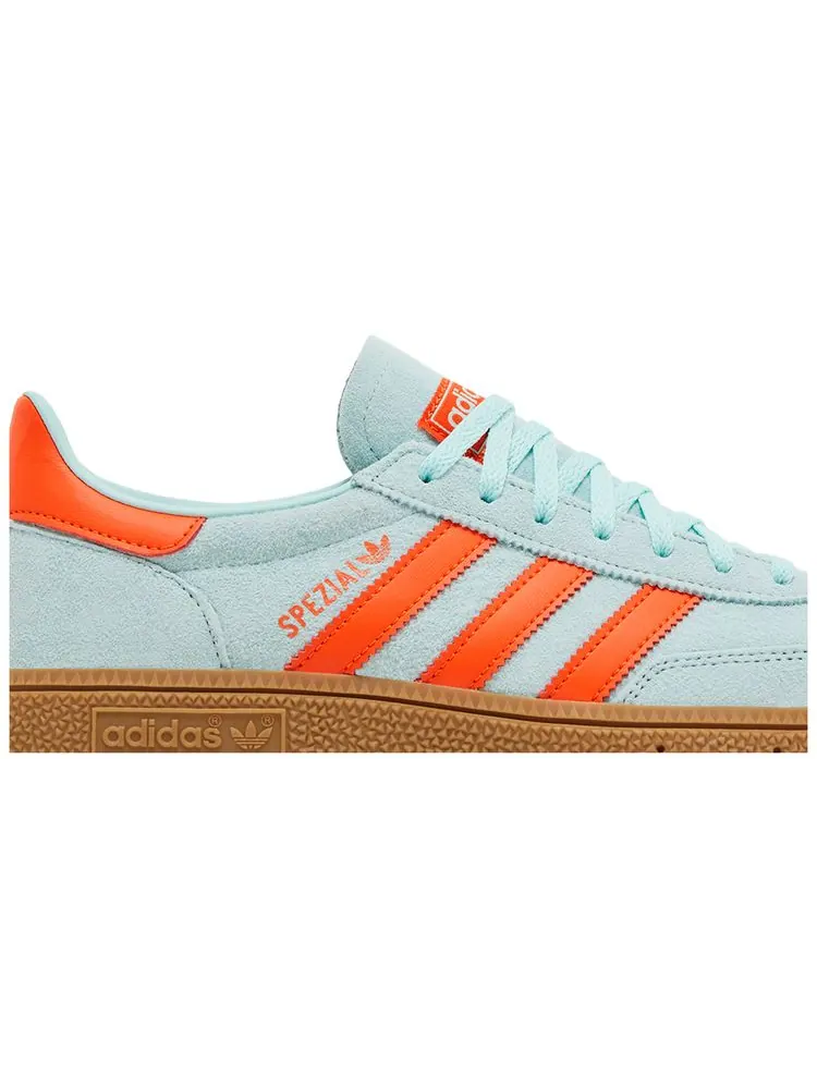 Кроссовки adidas Wmns Handball Spezial 'Semi Flash Aqua Impact Orange' — изображение 2 из 4, голубой оранжевый