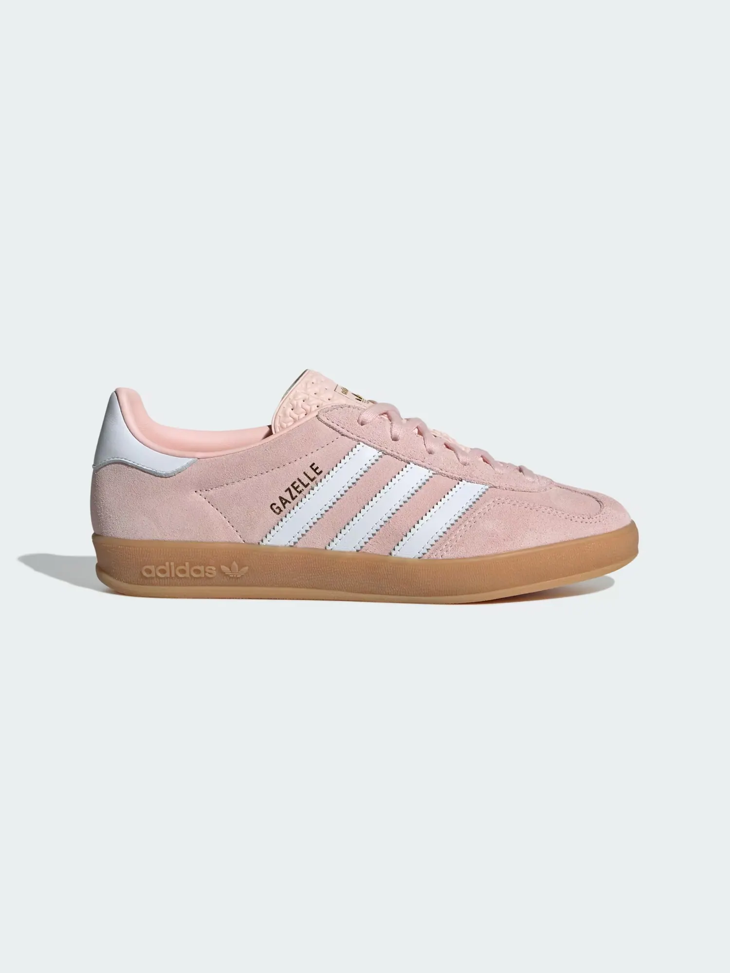 Adidas кроссовки Gazelle Indoor IH5484 — изображение 1 из 9, розовый/белый