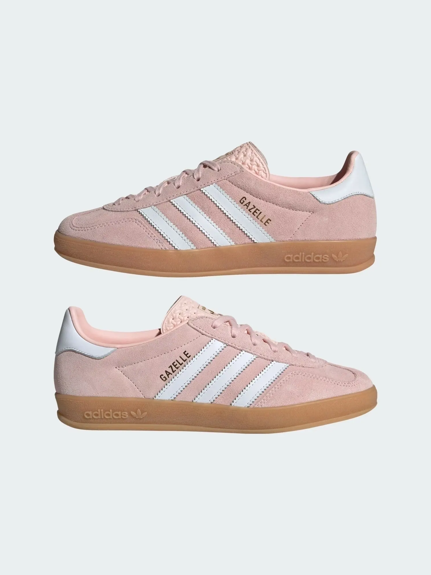 Adidas кроссовки Gazelle Indoor IH5484 — изображение 7 из 9, розовый/белый