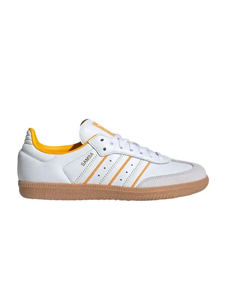 Кроссовки Samba OG J — изображение 1 из 1, белый/желтый/коричневый