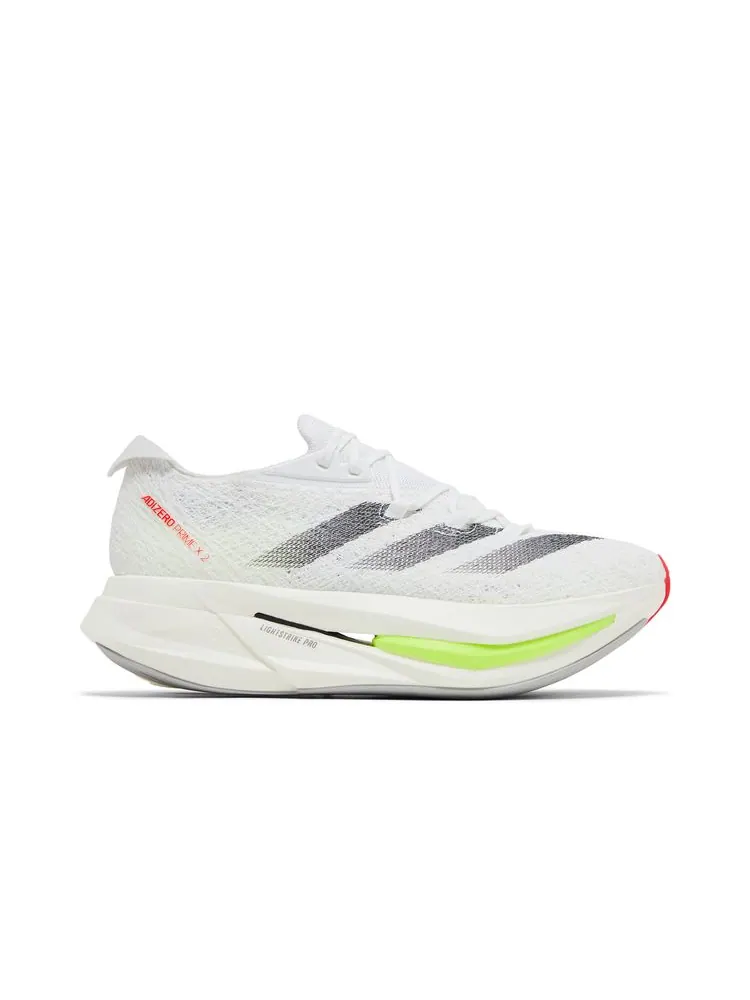 Кроссовки Adizero Prime X 2.0 Strung 'White Black Lucid Red' — изображение 1 из 8, белый черный красный