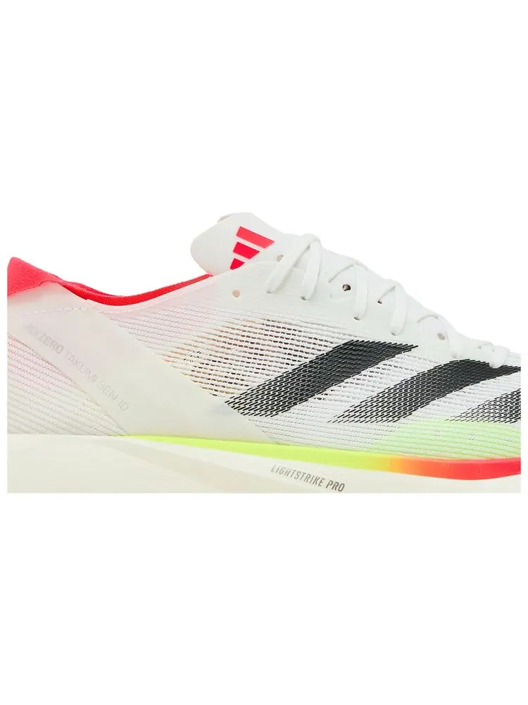 Кроссовки adidas Wmns Adizero Takumi Sen 10 'White Black Lucid Red' — изображение 2 из 8, белый
