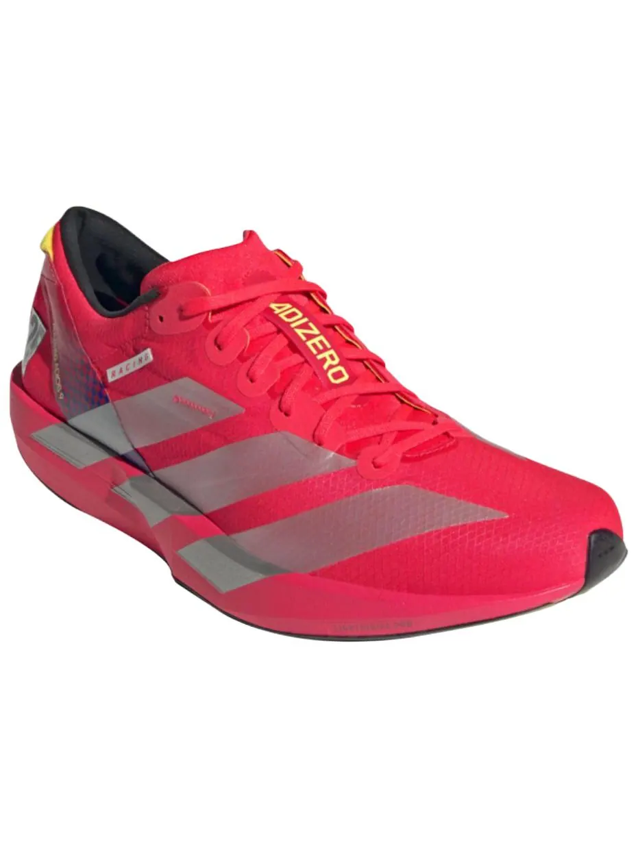 Кроссовки мужские Adidas Adizero Adios 9 Tokyo — изображение 3 из 6, красный/серебристый