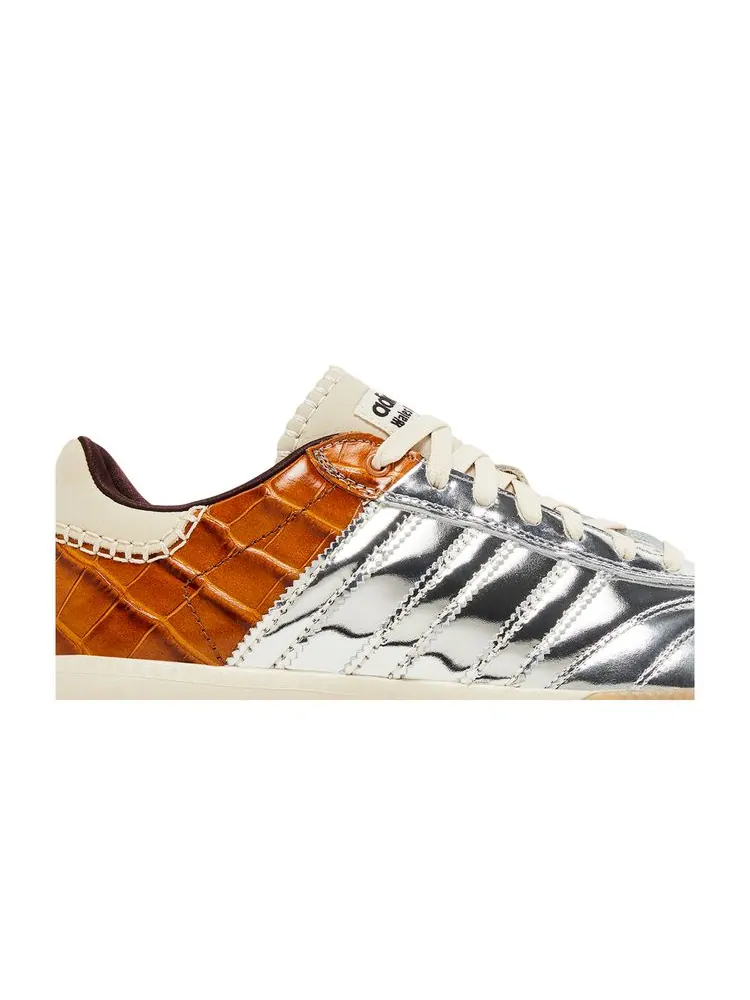 Кроссовки adidas Wales Bonner x Samba Millennium Silver Metallic Easy Yellow — изображение 2 из 6