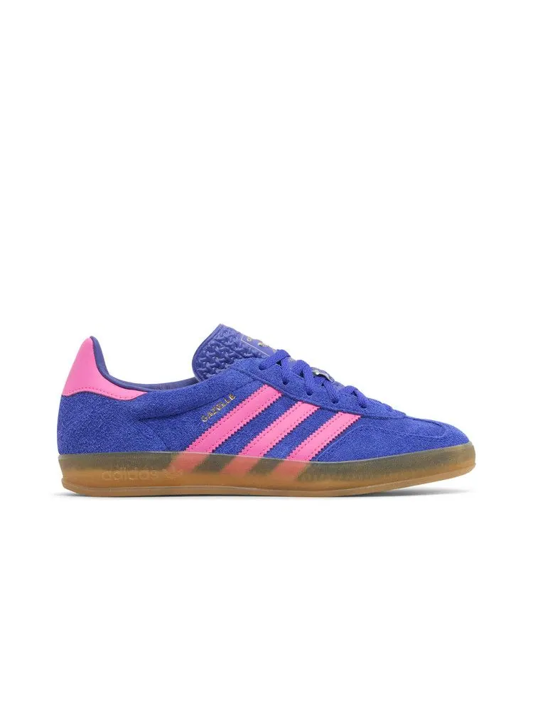 Кроссовки adidas Wmns Gazelle Indoor 'Blue Lucid Pink' — изображение 2 из 9, синий/розовый