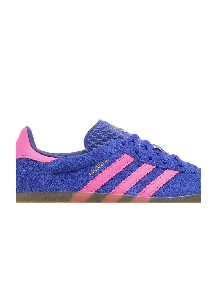 Кроссовки adidas Wmns Gazelle Indoor 'Blue Lucid Pink' — изображение 3 из 9, синий/розовый