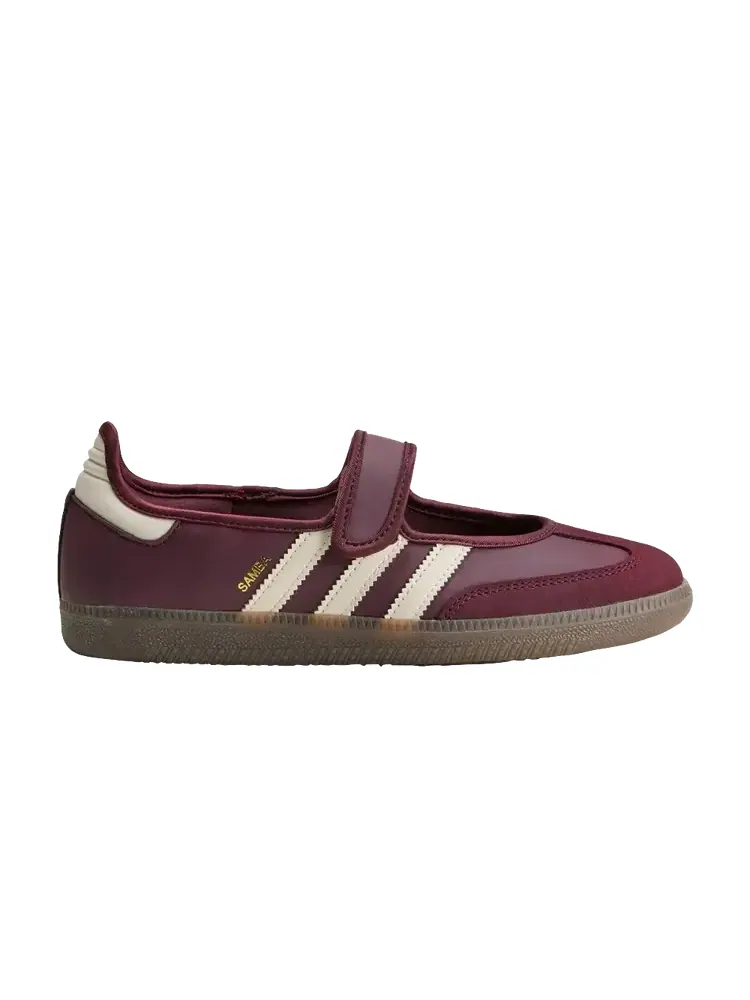 Adidas Wmns Samba Mary Jane 'Maroon Cream White Gold Metallic' — изображение 1 из 1, фиолетовый