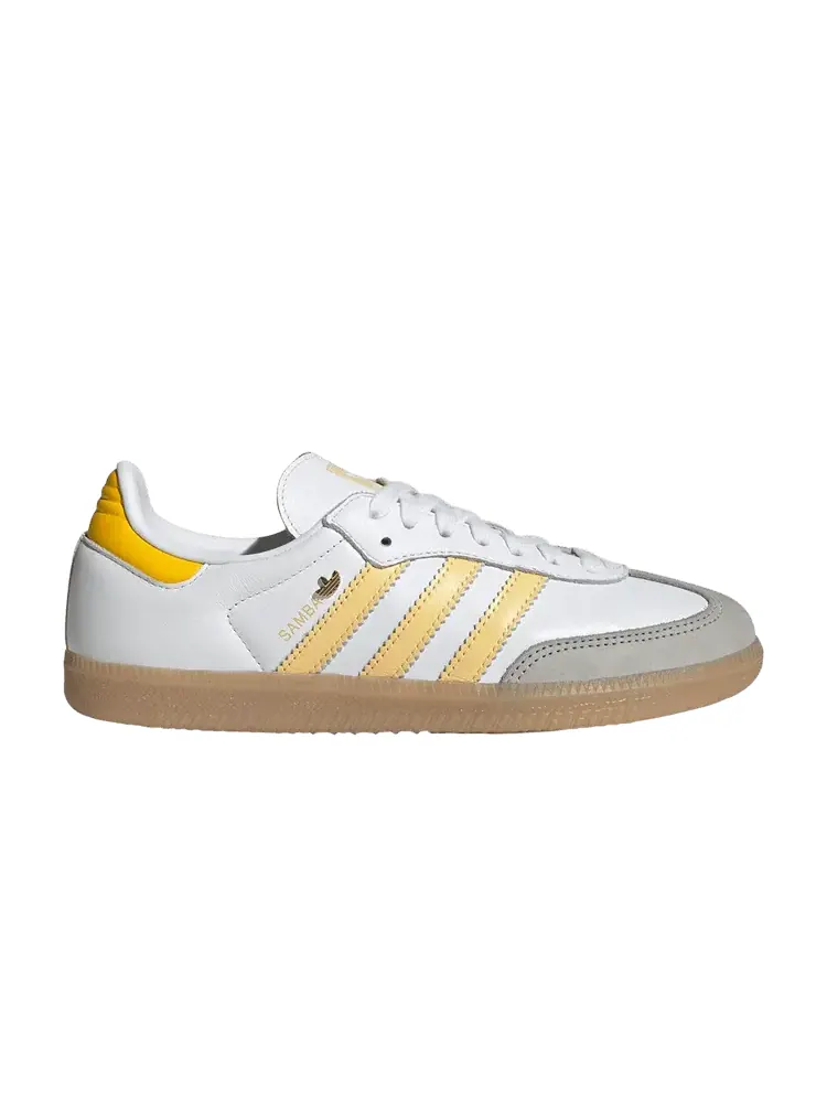 Кроссовки Adidas Wmns Samba OG 'White Orange Tint Yellow' — изображение 1 из 1, белый