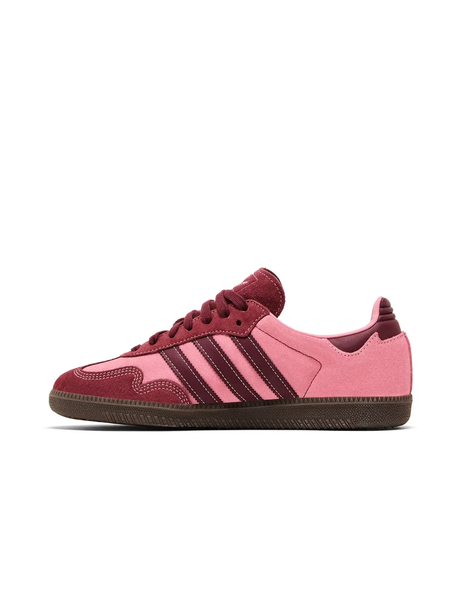 Кроссовки Adidas Wmns Samba OG — изображение 3 из 8, розовый/красный