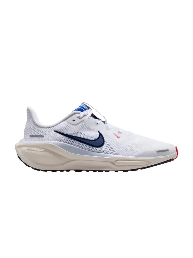 Кроссовки Nike Air Zoom Pegasus 41 GS — изображение 1 из 1, белый темно-синий