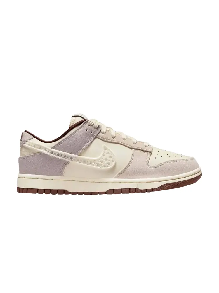 Кроссовки Nike Wmns Dunk Low LX, Crochet Swoosh — изображение 1 из 1, бежевый